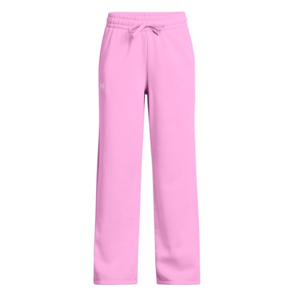 Under Armour Girls' Rival Fleece Straight Leg Pants - Picture 1 of 6
